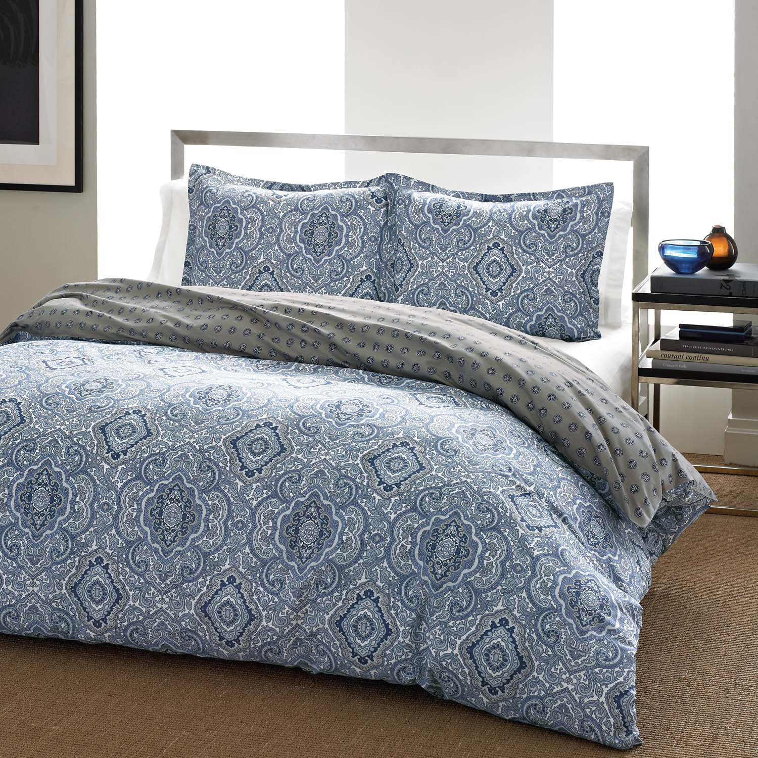 Jagger Reversible Duvet Cover Set Reviews Joss Main City Scene Jagger Reversible Duvet Cover Set