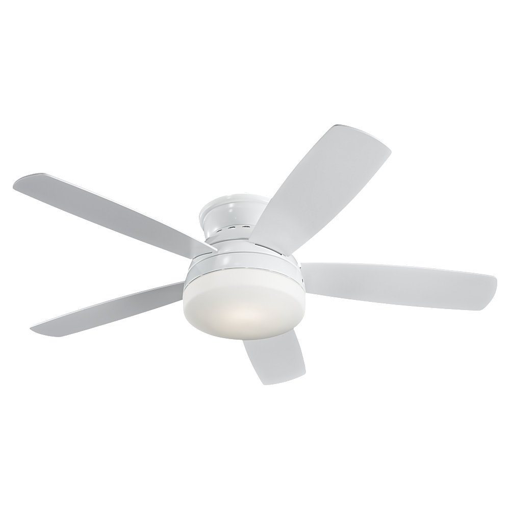 Flush Mount Ceiling Fans You Ll Love Wayfair 52 Traverse 5 Blade Semi Flush Ceiling Fan