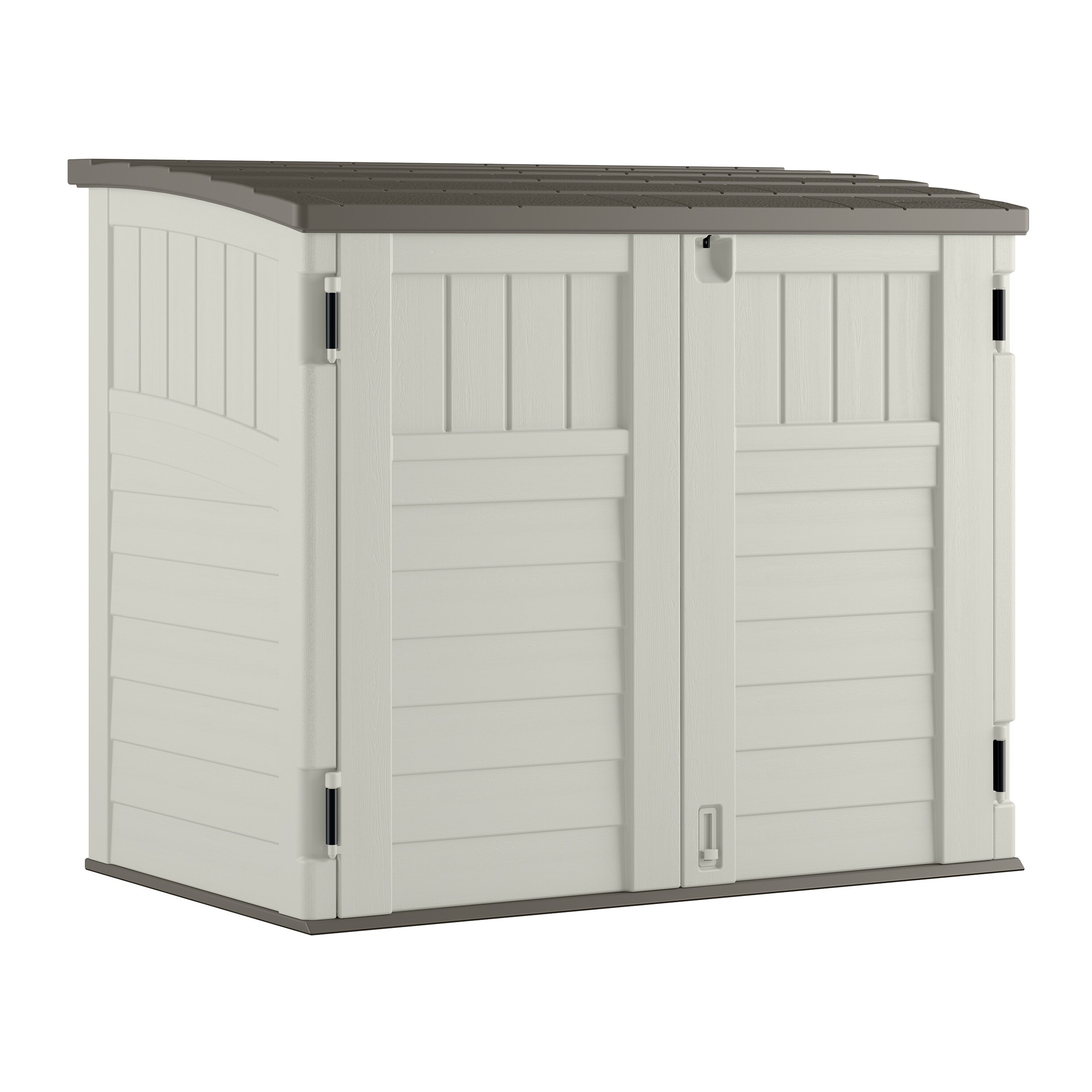 suncast utility 4 ft. w x 3 ft. d plastic tool shed