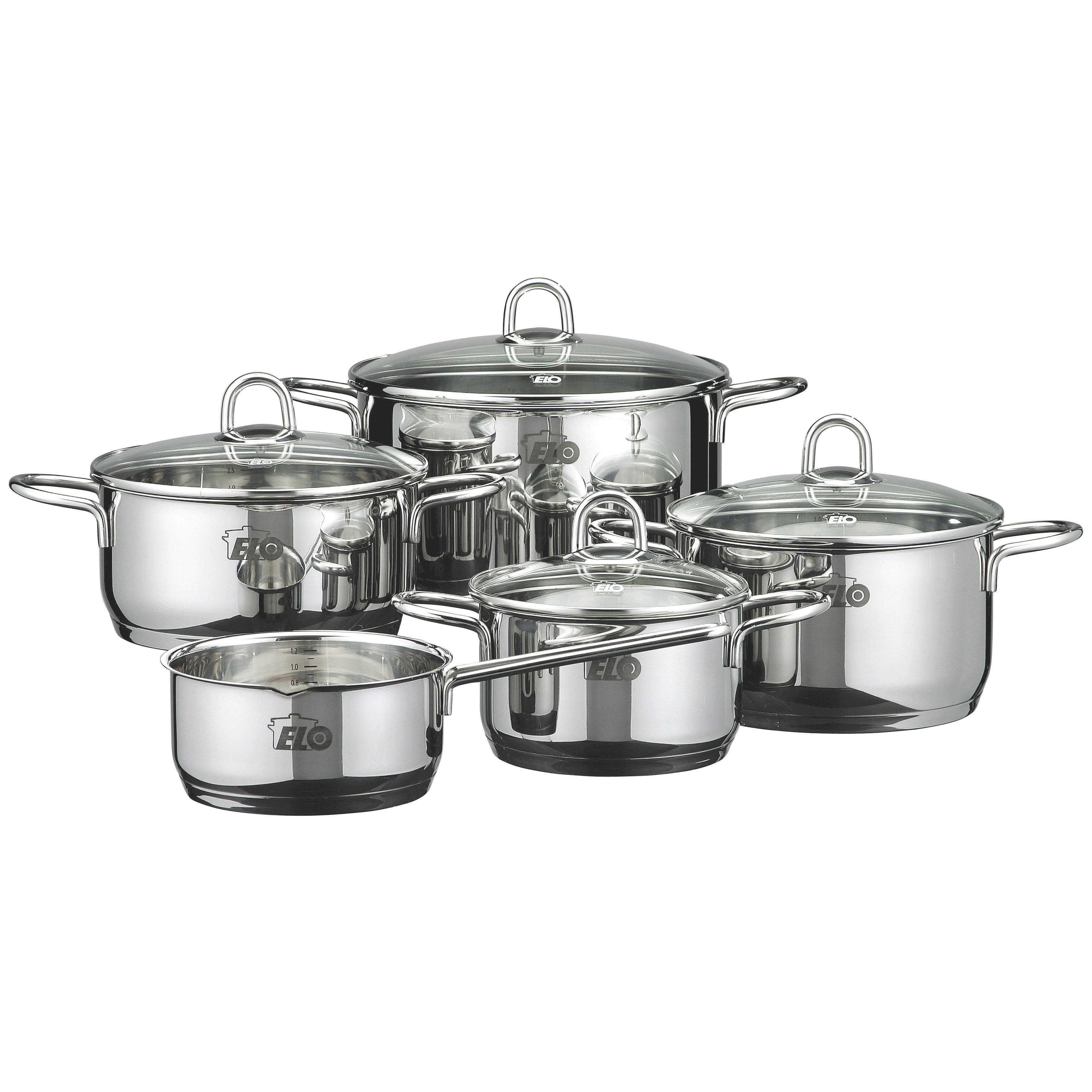 ELO Rubin 5-Piece Stainless Steel Cookware Set & Reviews