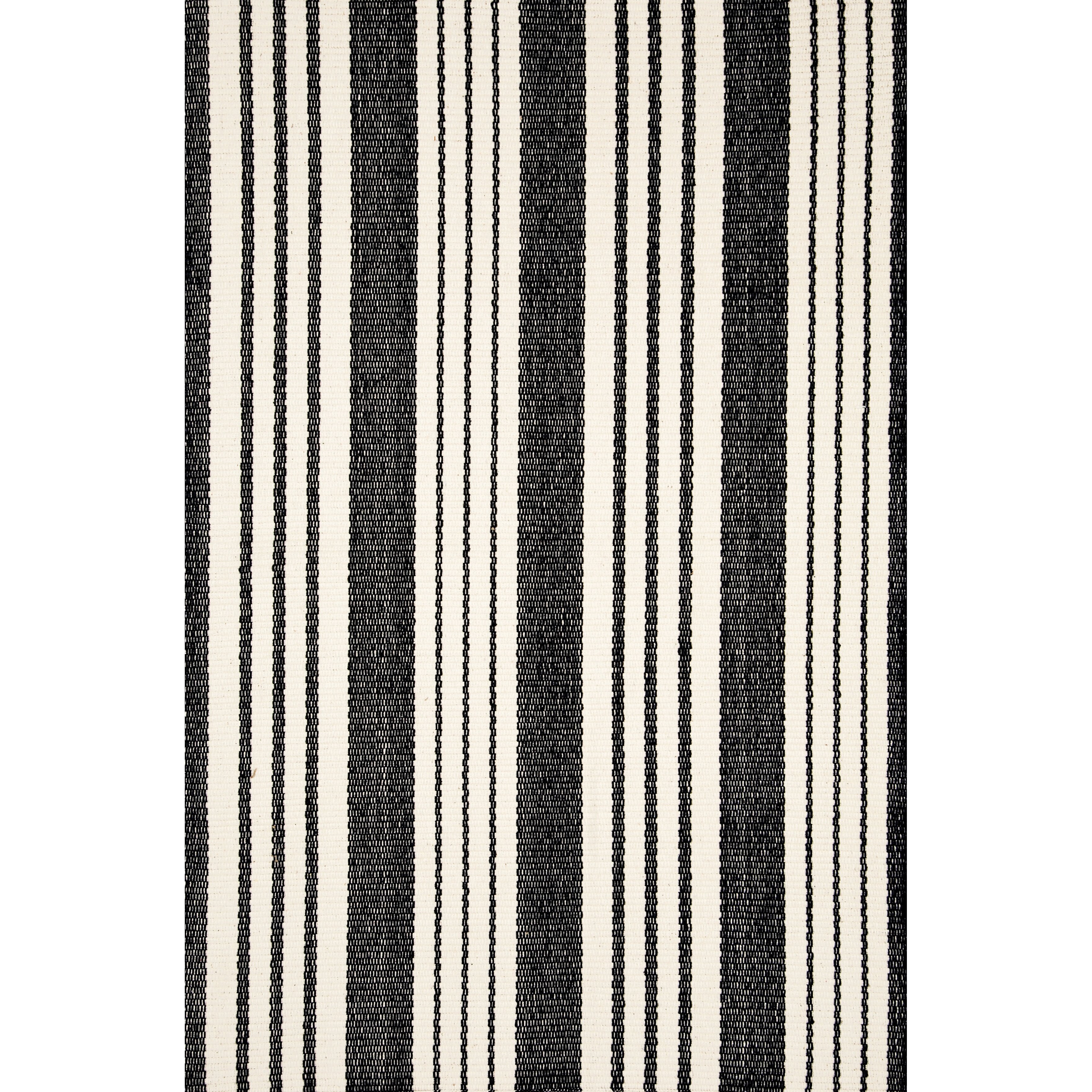 Dash and Albert Rugs Birmingham Black/Ivory Indoor/Outdoor Area ... - Dash and Albert Rugs Birmingham Black/Ivory Indoor/Outdoor Area Rug