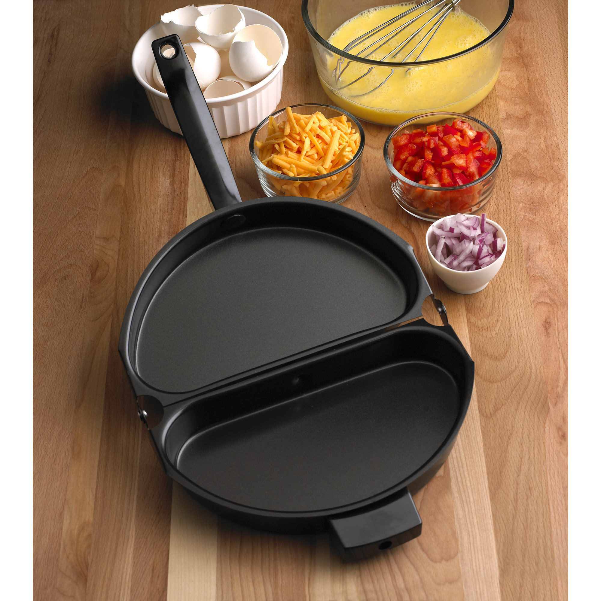 Fox Run Craftsmen 8" NonStick Omelette Pan with Lid & Reviews Wayfair