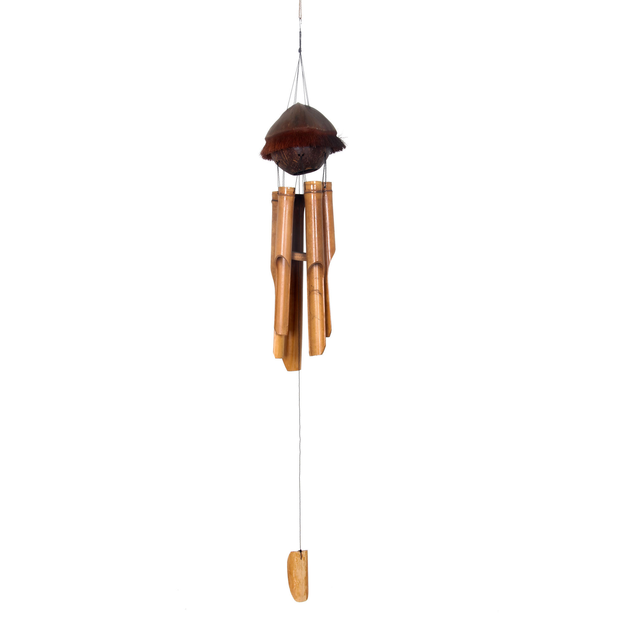 Novica Bamboo And Coconut Shell Wind Chime Wayfair Novica Bamboo And Coconut Shell Wind Chime