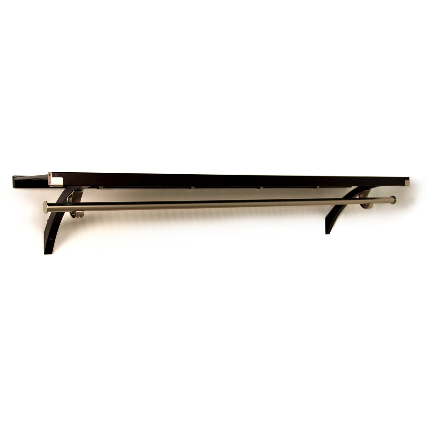 Closet Systems Anizers You Ll Love Wayfair John Louis Home Woodcrest 72w Closet Rod