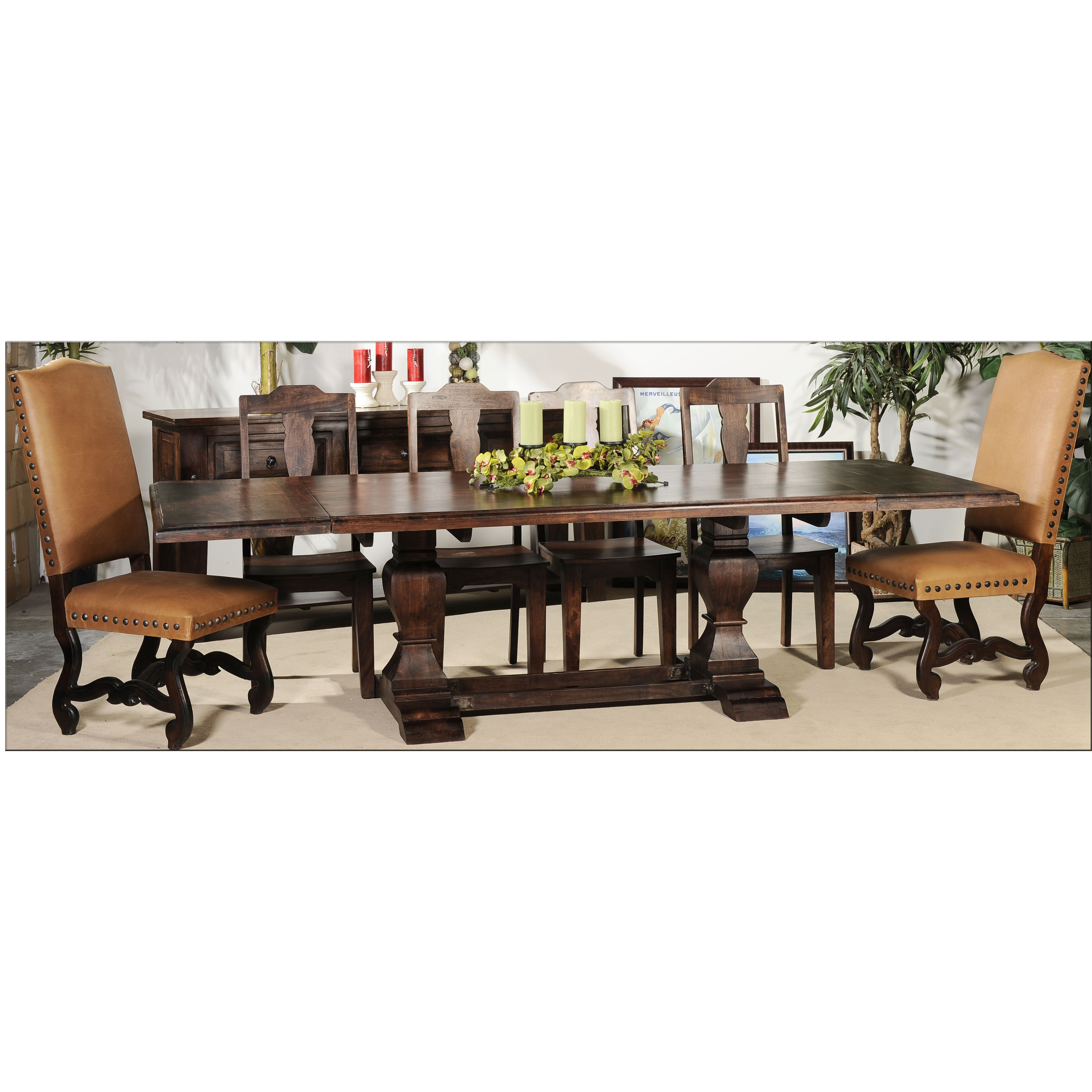 Aishni Home Furnishings Castle Extendable Dining Table & Reviews Wayfair