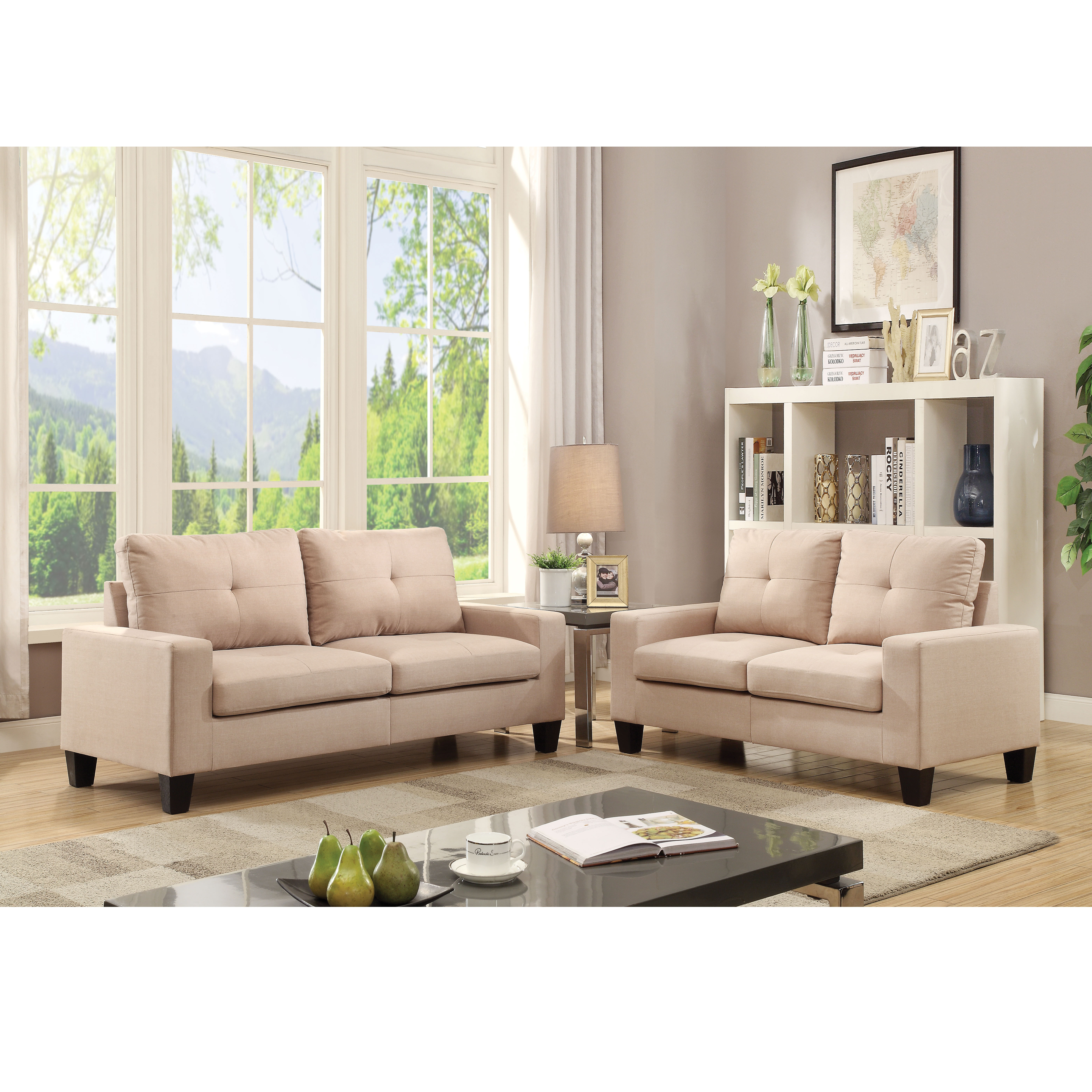 ACME Furniture Platinum II Sofa and Loveseat Set & Reviews Wayfair
