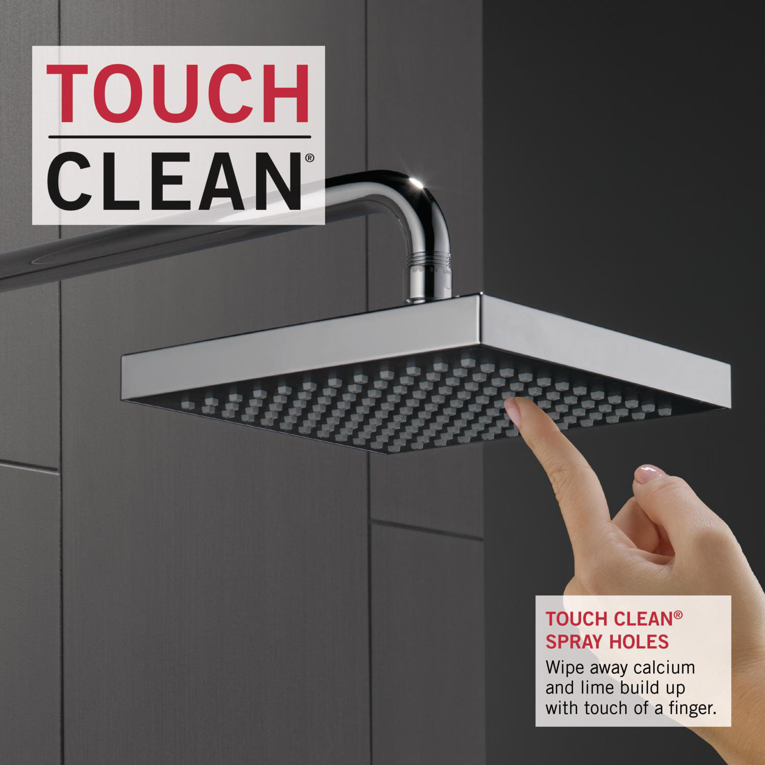 Delta Universal Showering Components Touch Clean Rain Can Shower Head & Reviews Wayfair