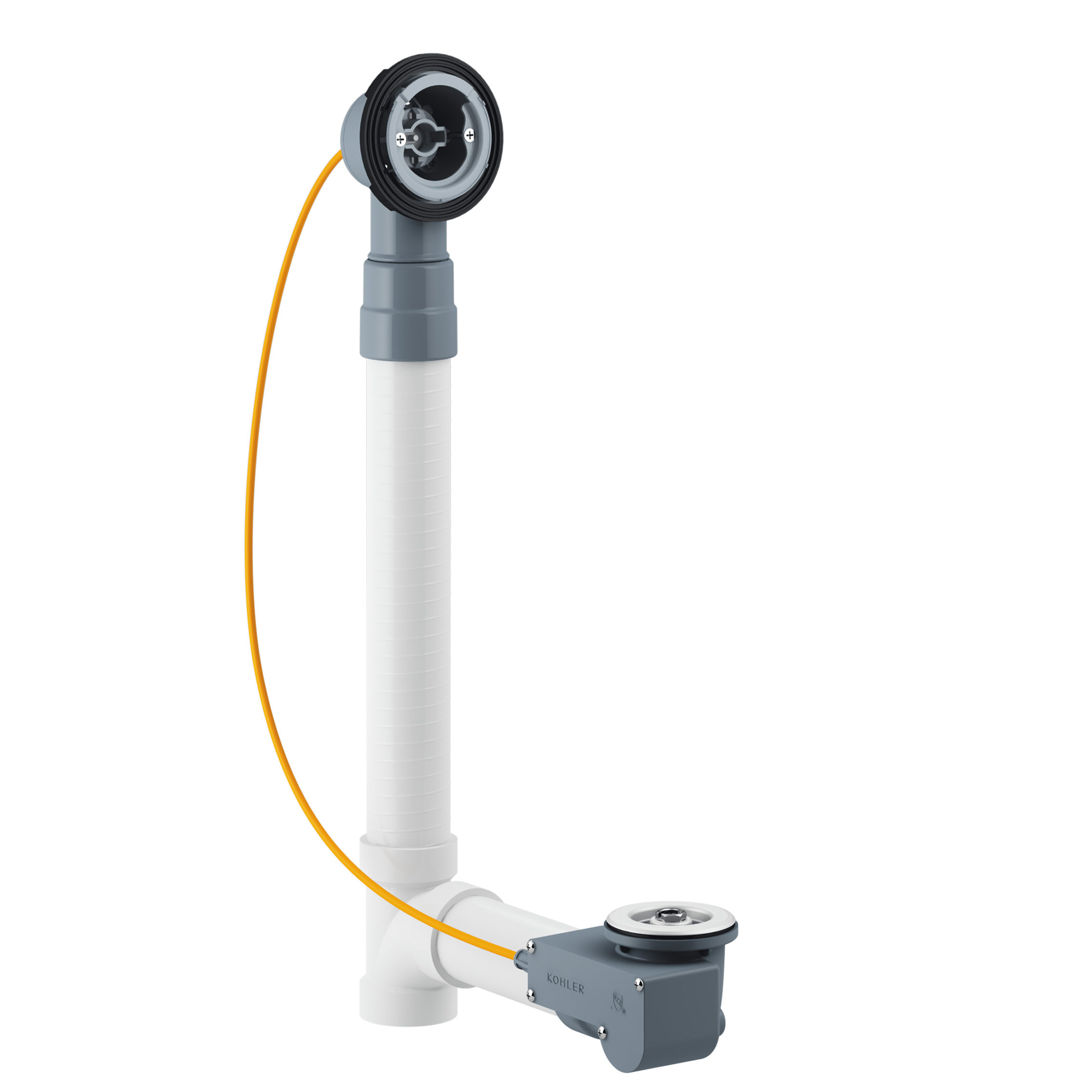 Kohler Pureflo Rough In Cable Bath 2 63 Push And Lock Tub Drain Kohler Pureflo Rough In Cable Bath 2 63 Quot Push And Lock Tub Drain With Overflow