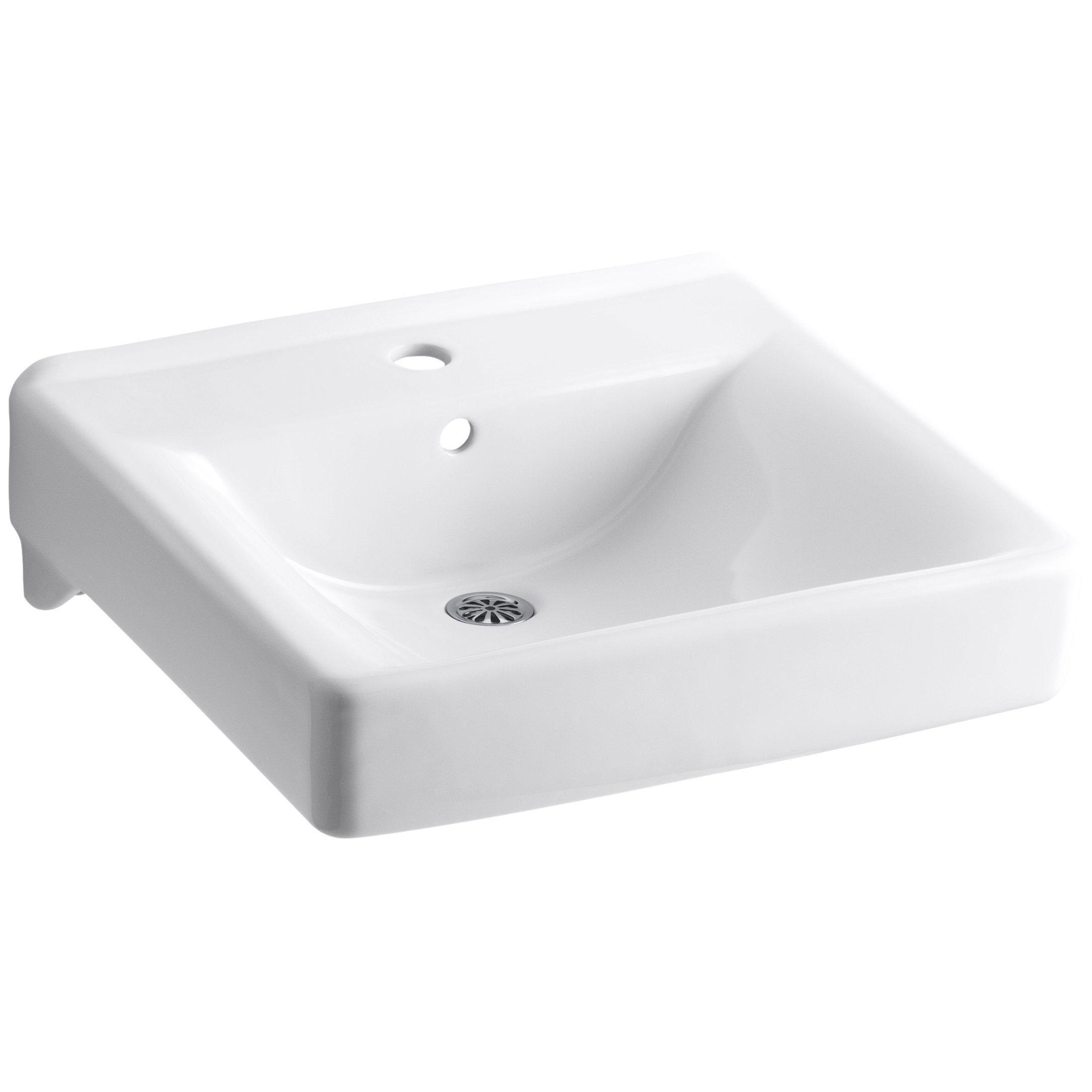 Kohler Soho 20" x 18" WallMount/Concealed Arm Carrier Bathroom Sink