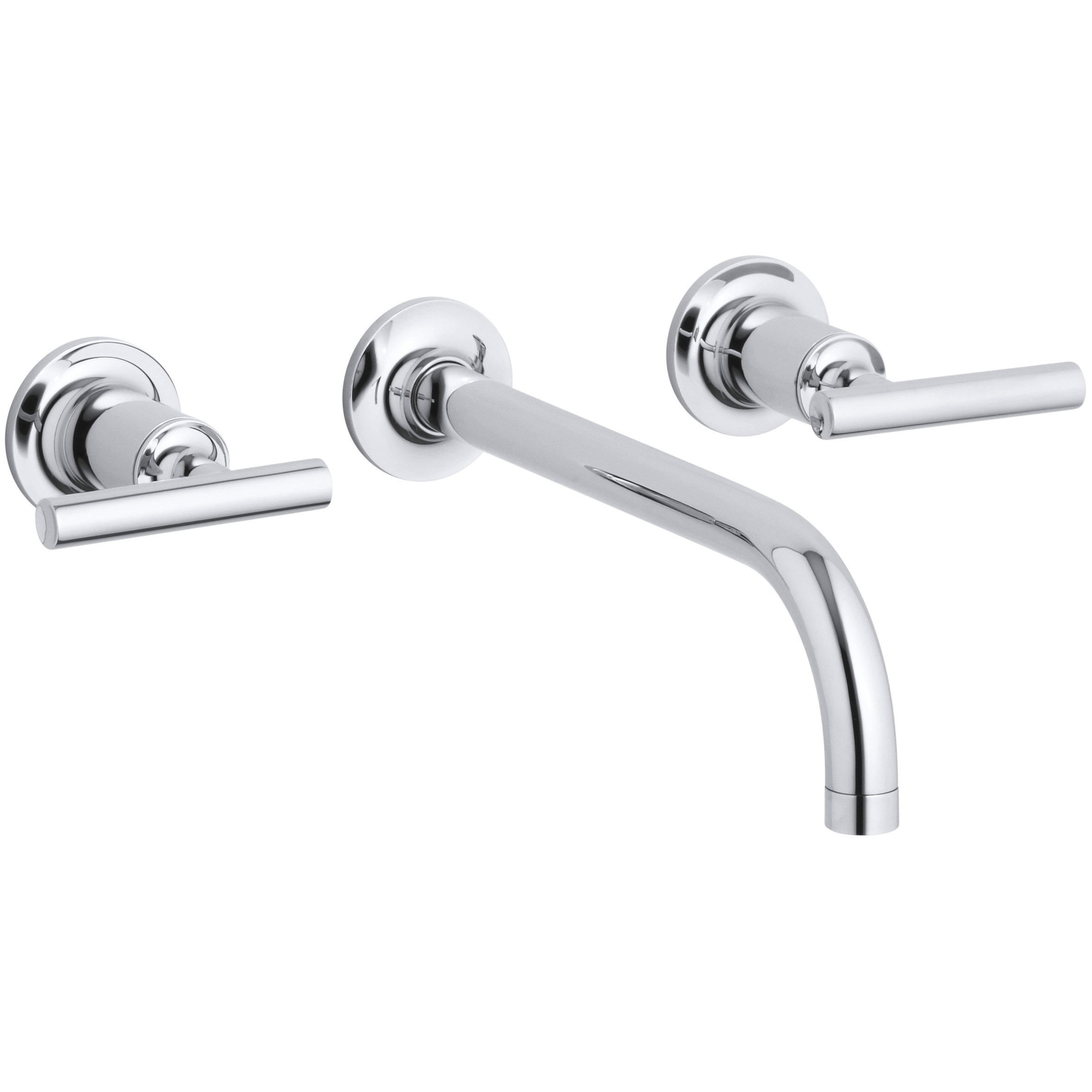 Kohler Purist Wall Mount Bathroom Sink Faucet Trim With 9 90 Kohler Purist Wall Mount Bathroom Sink Faucet Trim With 9 Quot 90 Degree