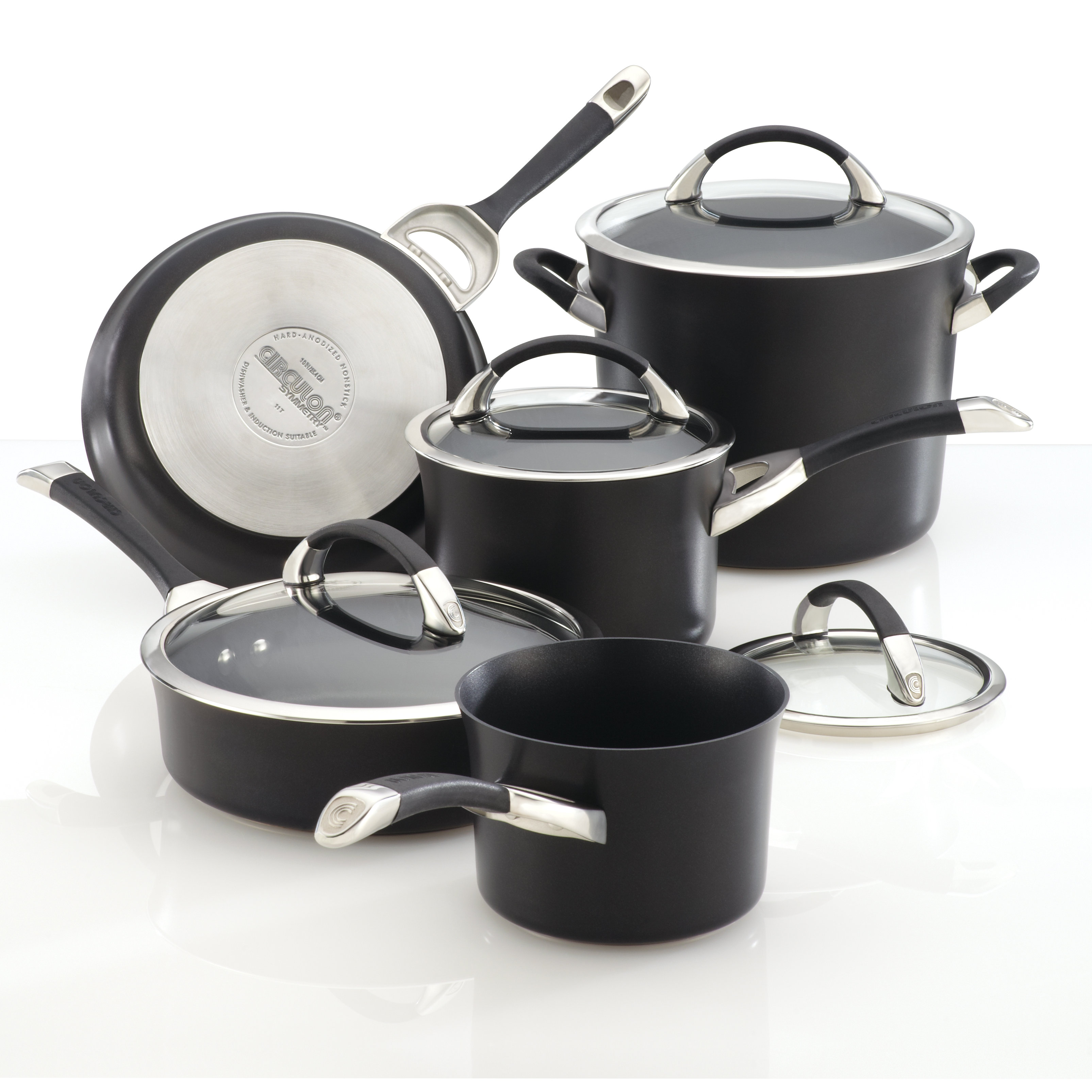 Circulon Symmetry Hard Anodized Nonstick 11 Piece Cookware And Bakeware