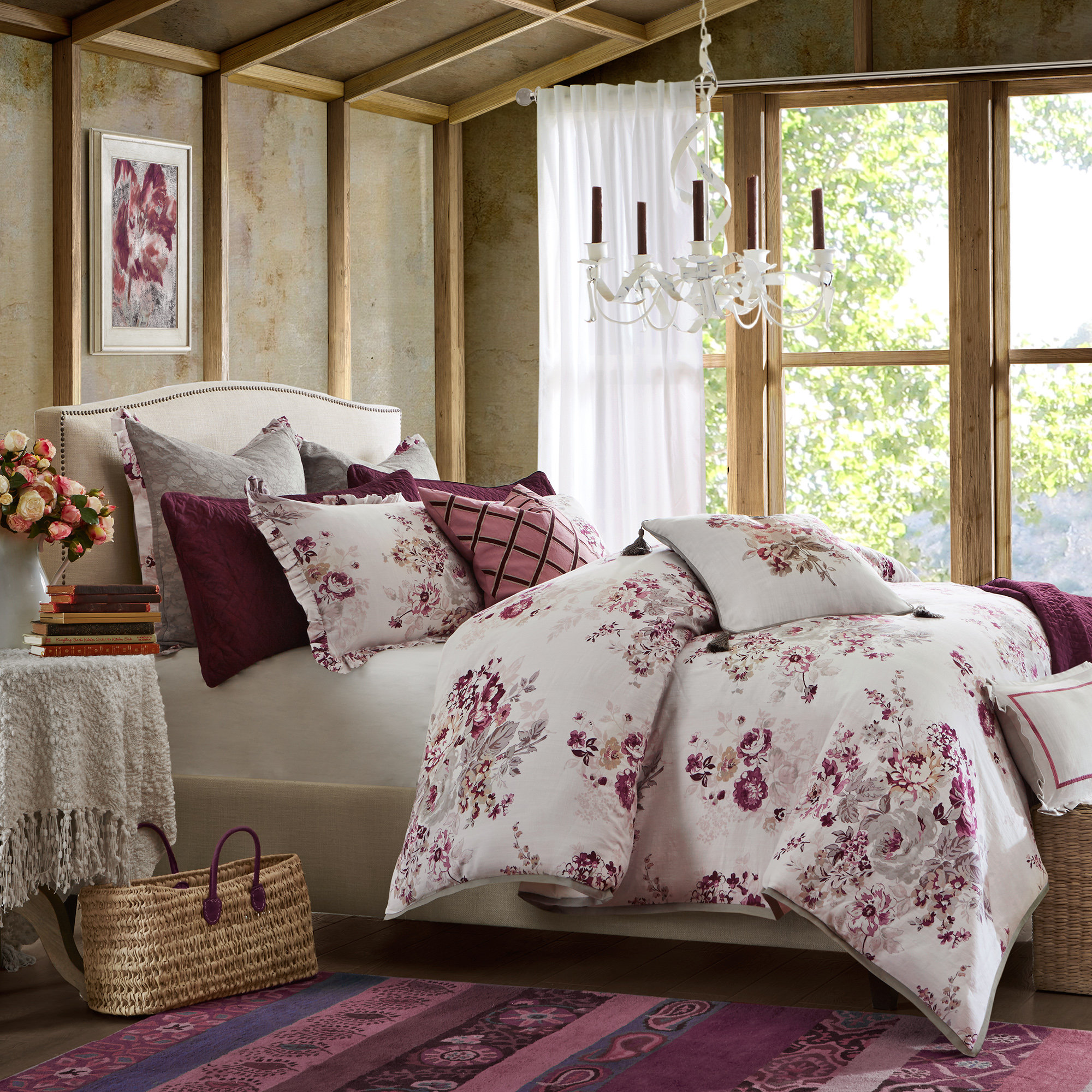 Hampton Hill Vintage Floral Comforter Set & Reviews Wayfair