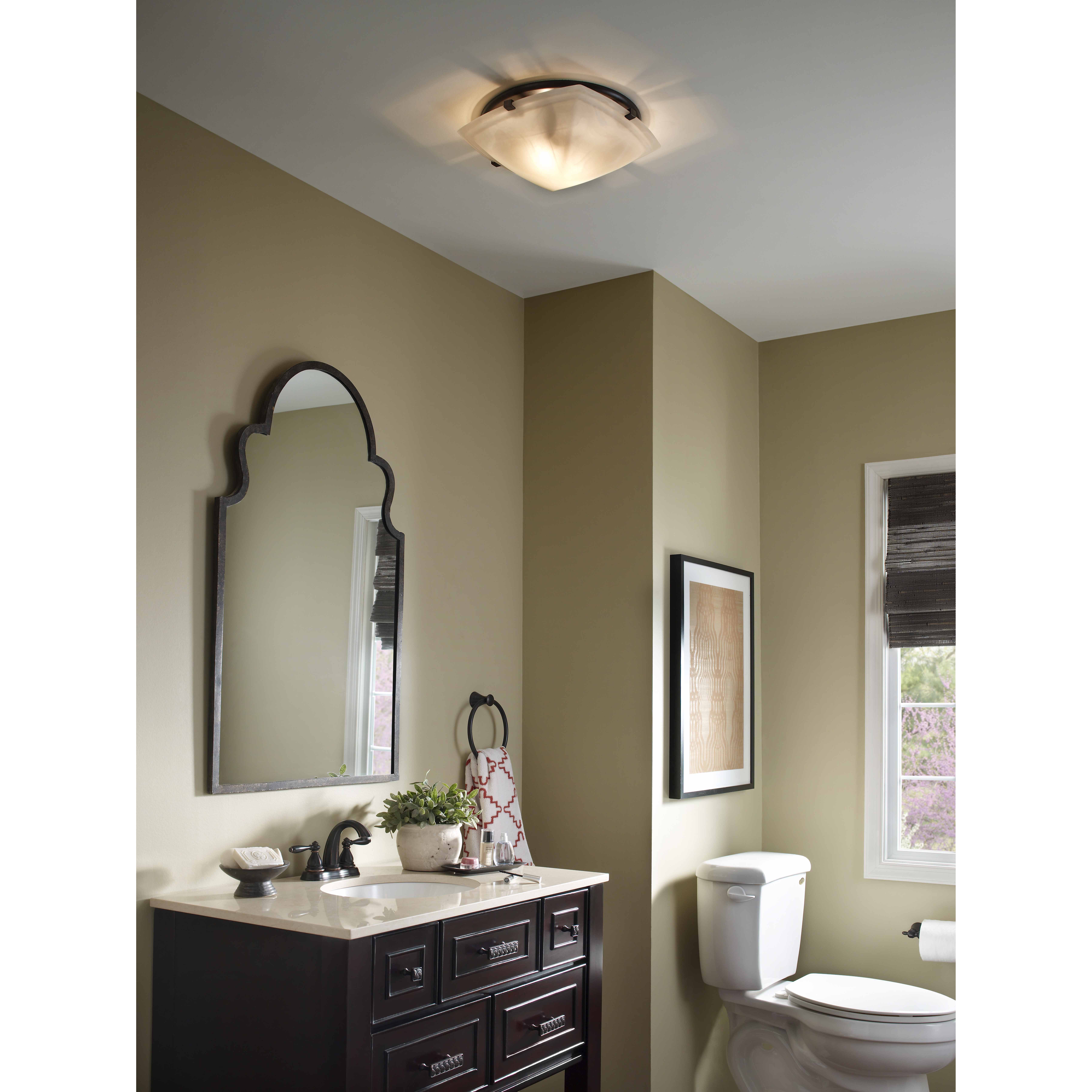 Broan 80 Cfm Bathroom Fan With Light Reviews Wayfair Broan 80 Cfm Bathroom Fan With Light