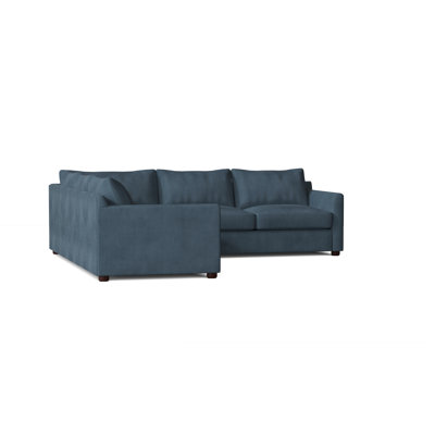 Cecelia 95" Wide Corner Sectional by Wayfair Custom Upholstery