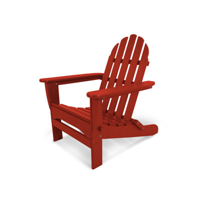 Classic Adirondack Wood Folding Adirondack Chair by POLYWOOD