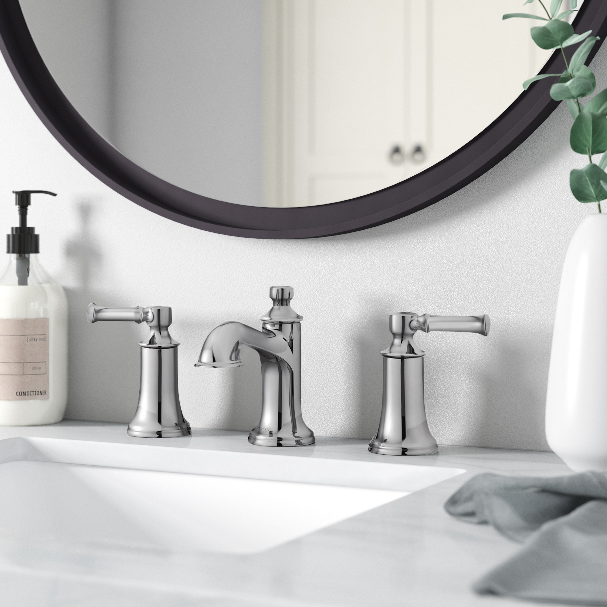 Wayfair | 3 Hole Modern Bathroom Sink Faucets