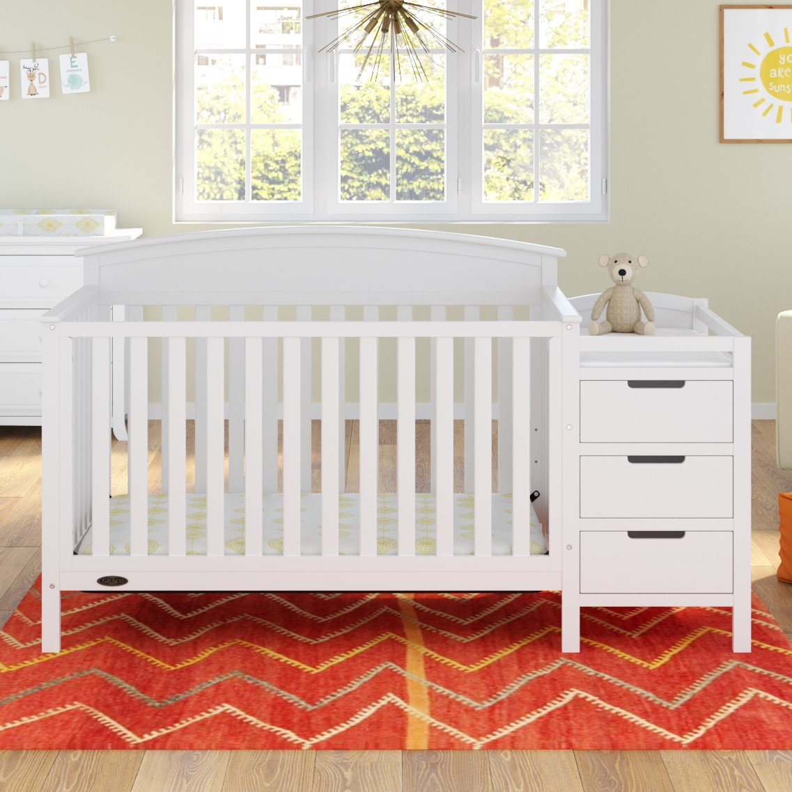 graco crib set