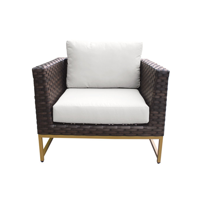 Joss and Main Patio Chair with Cushions