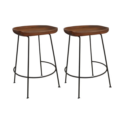 Axelle Solid Wood Bar and Counter Stool by Union Rustic