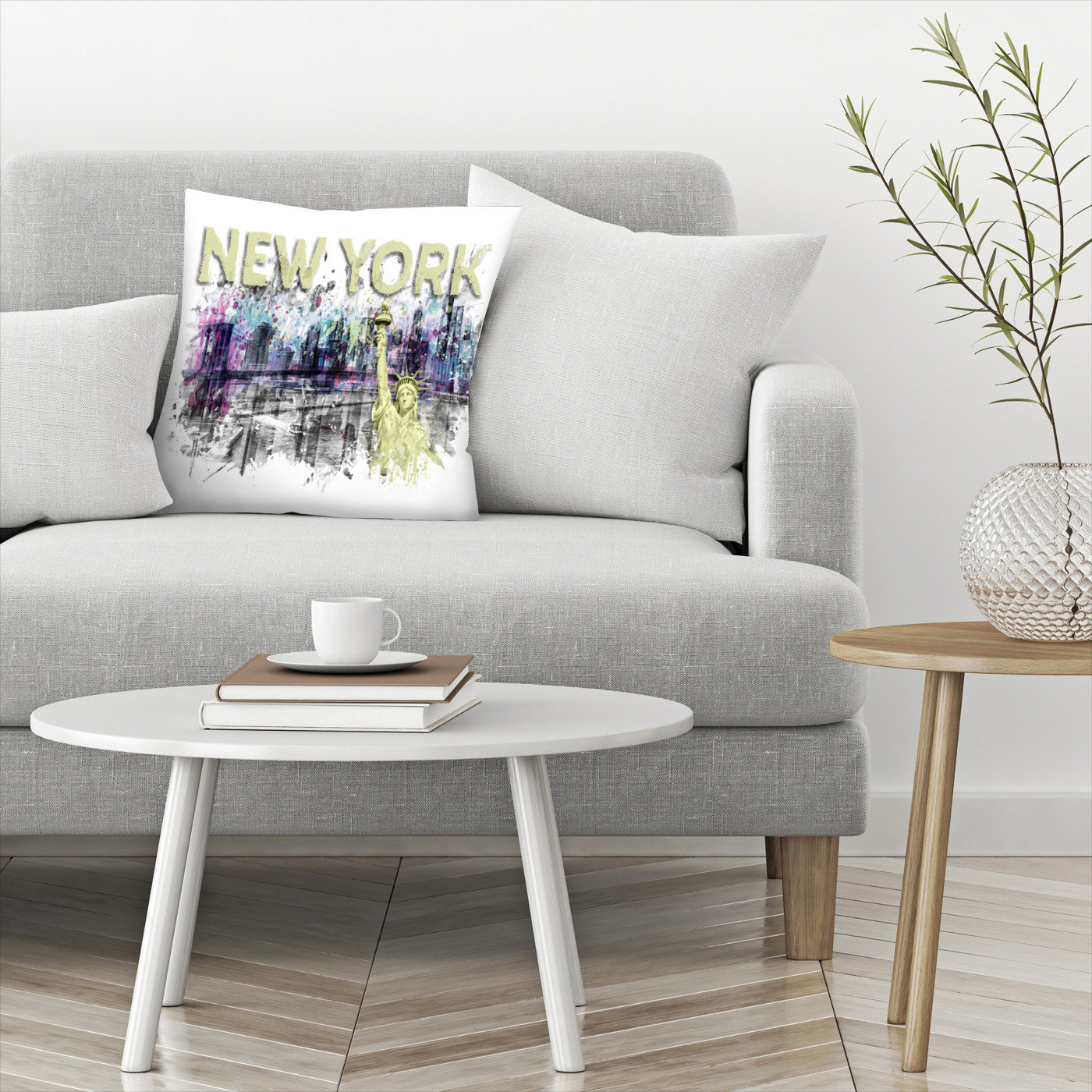 modern art throw pillows