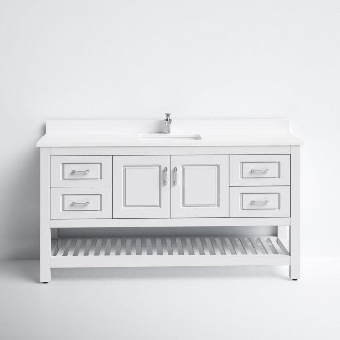 Joss and Main Needville 59" Single Bathroom Vanity Set