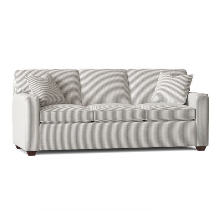 Ebern Designs Lesley 87" Square Arm Sofa Bed with Reversible Cushions
