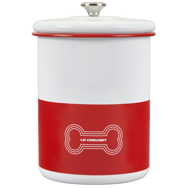 Le Creuset Pet Collection 4.25 lb Metal Treat Jar