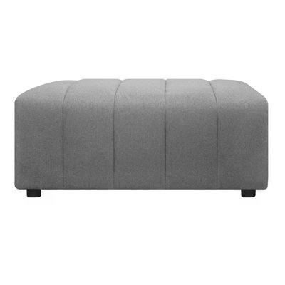 Nolette 41" Wide Tufted Rectangle Standard Ottoman by Joss and Main