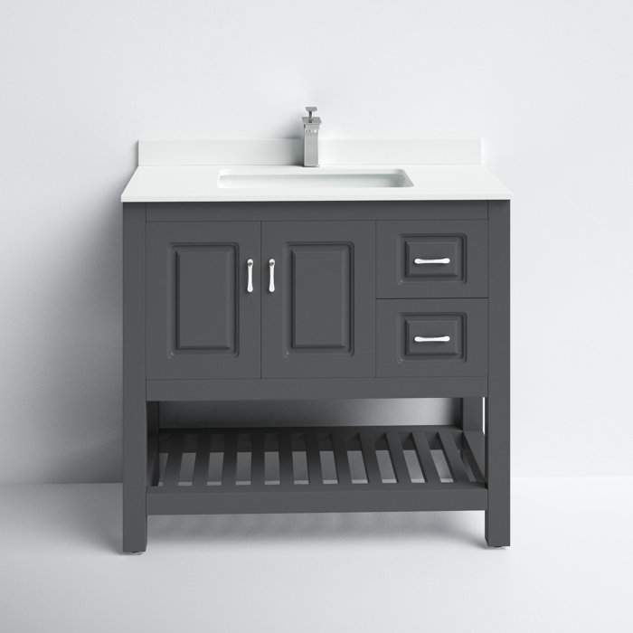 Joss and Main Needville 36" Single Bathroom Vanity Set