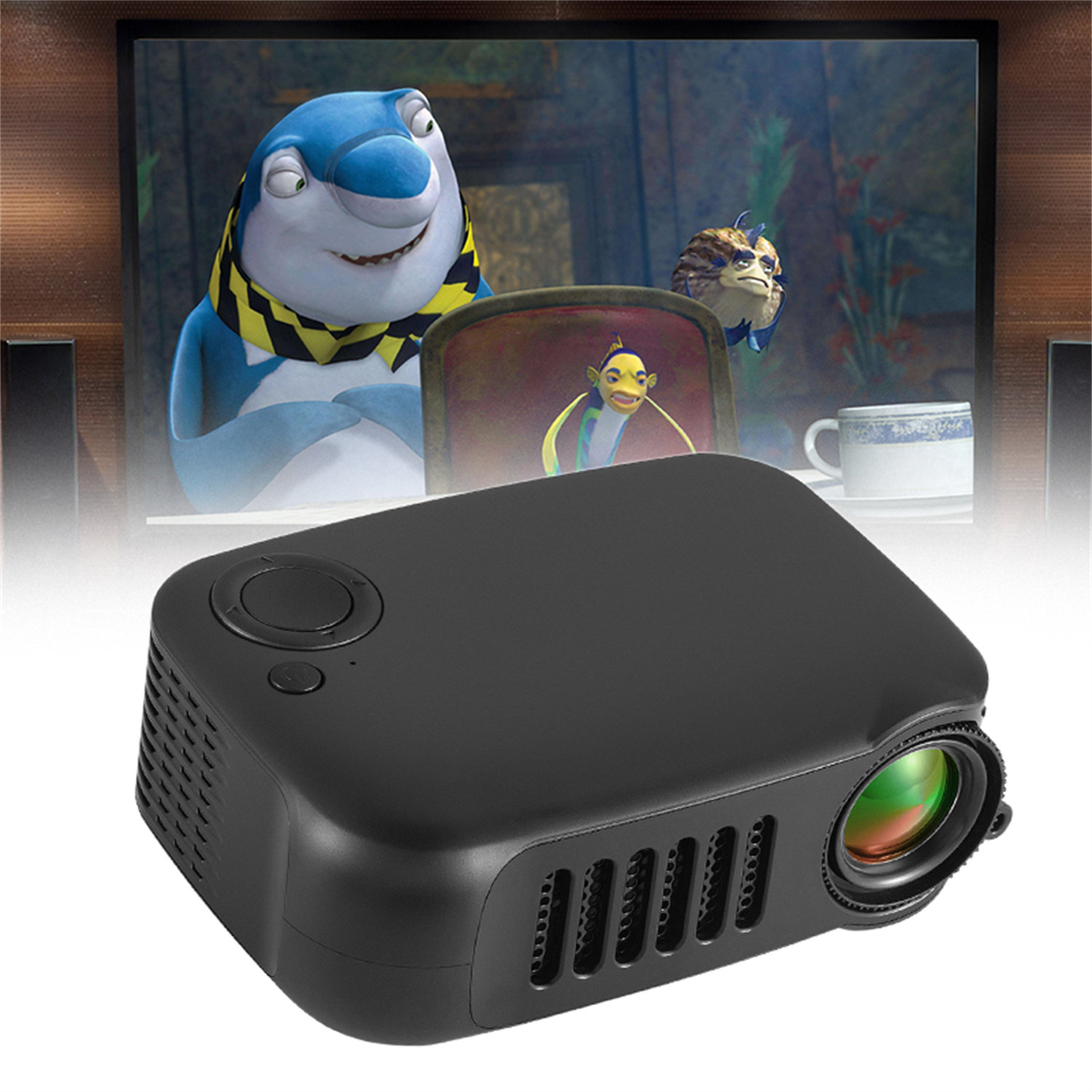 CAOMING 1600 Lumens 1280x720 720P Portable HD LED Smart Projector Children Projector CAOMING 1600 Lumens 1280x720 720P Portable HD LED Smart Projector Children Projector
