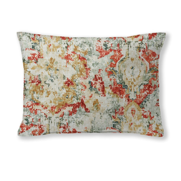 paprika colored throw pillows