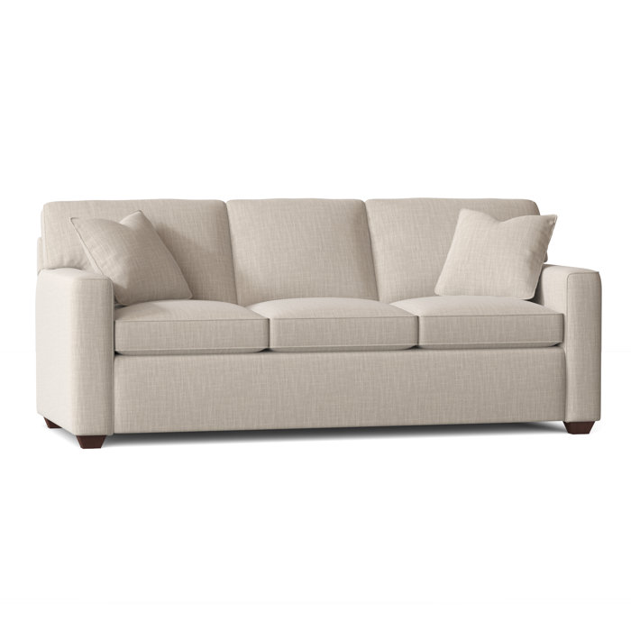 Ebern Designs Lesley 87" Square Arm Sofa Bed with Reversible Cushions