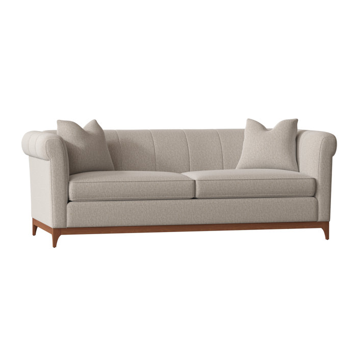 Wade Logan Steffens 89" Rolled Arm Sofa