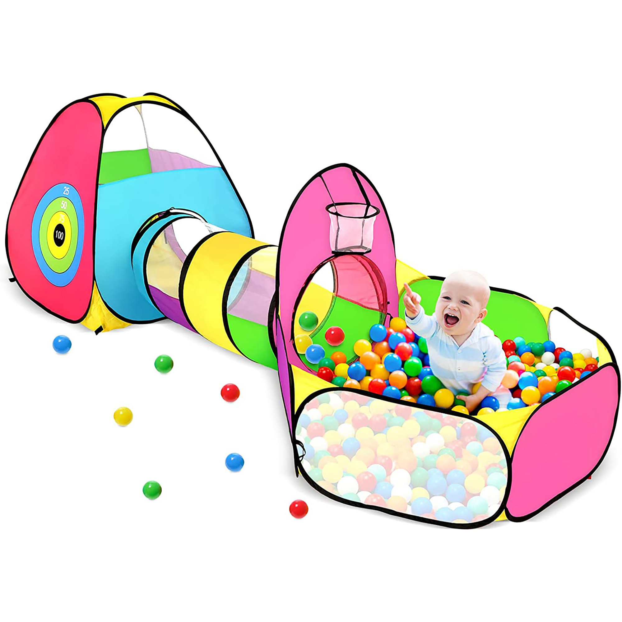 ball pit with tunnel