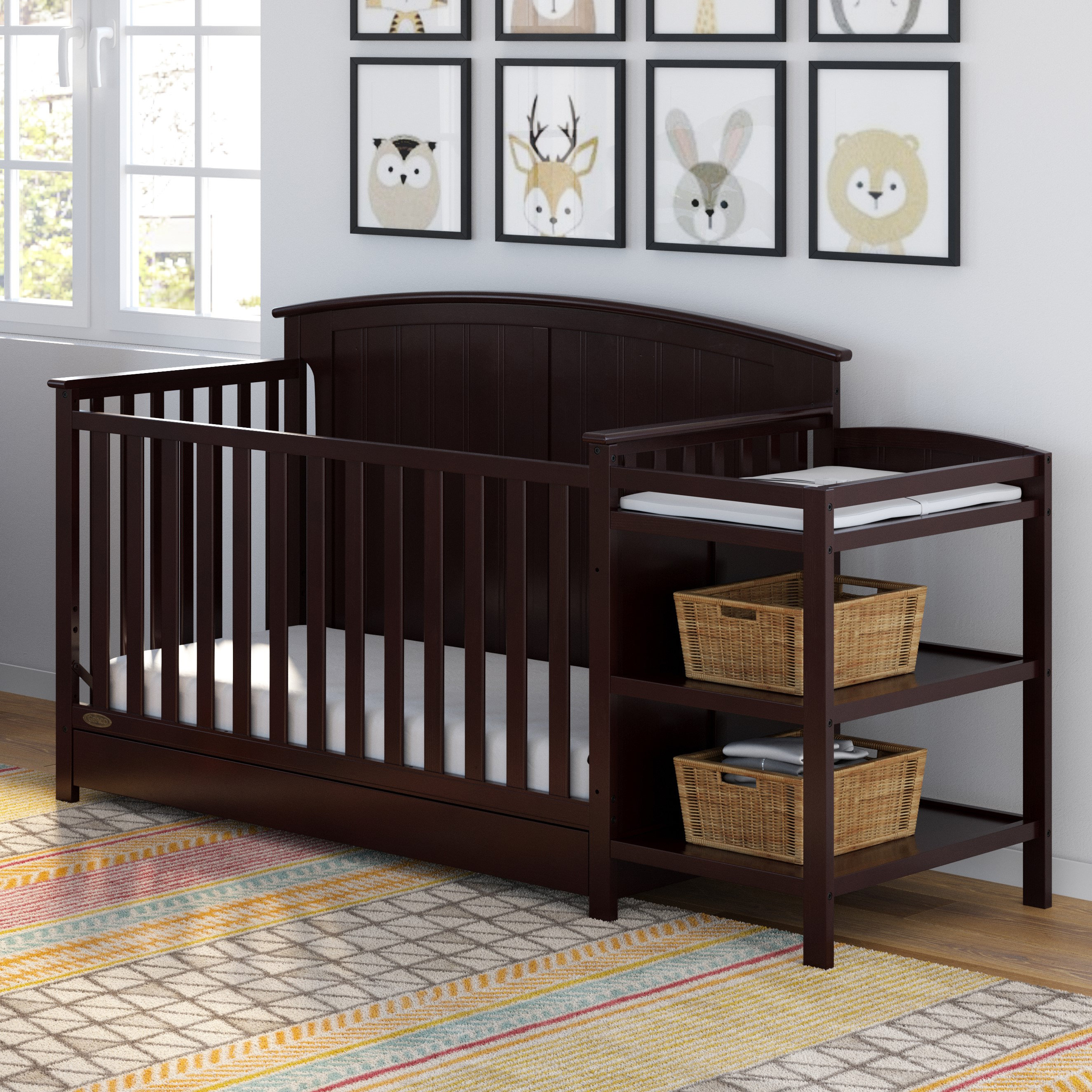 delta crib with changing table instructions