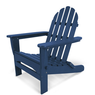 Classic Adirondack Wood Folding Adirondack Chair by POLYWOOD