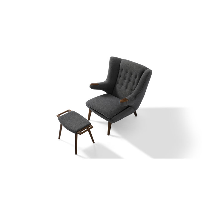 Joss and Main Jess 39" W Tufted Lounge Chair and Ottoman