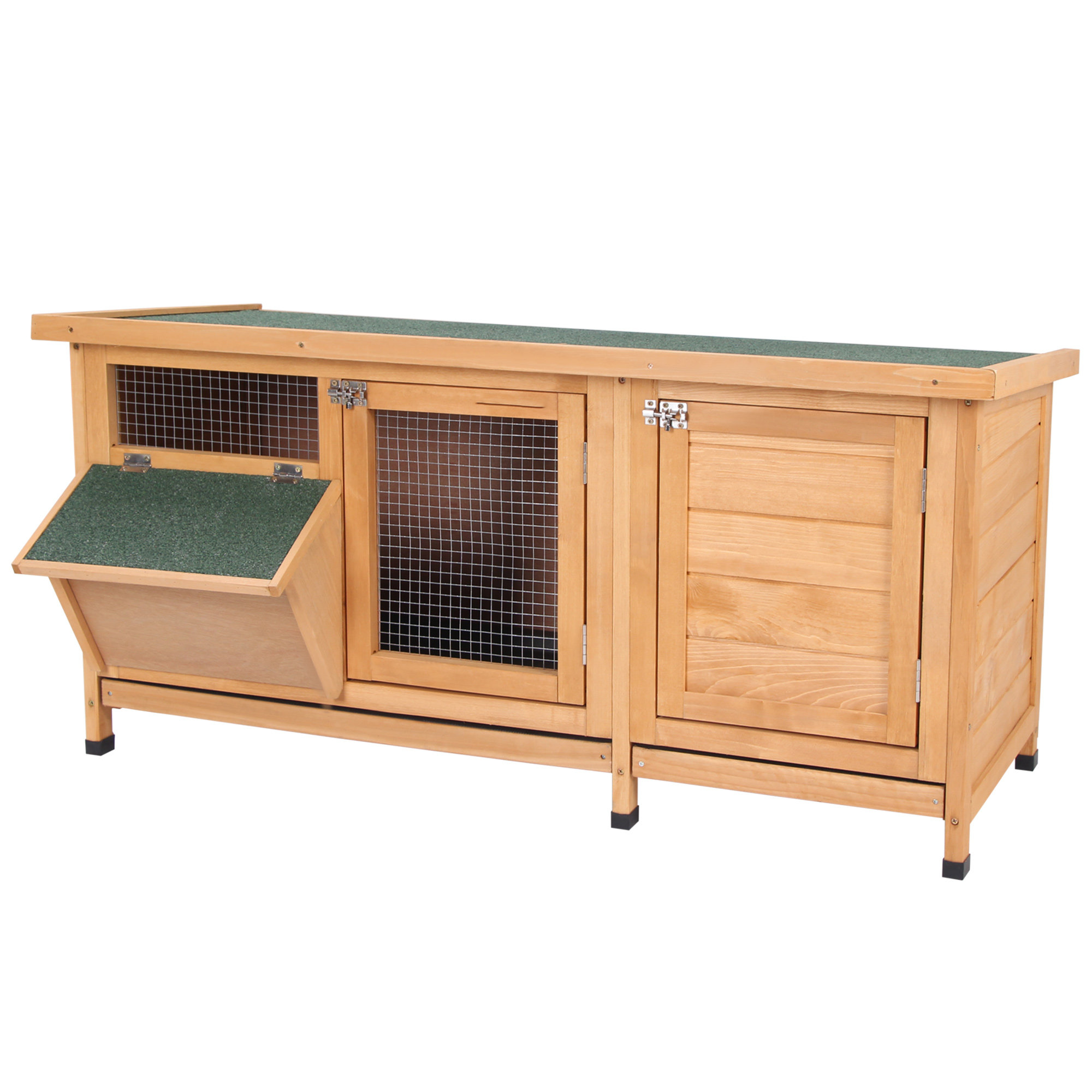 rabbit hutch with storage