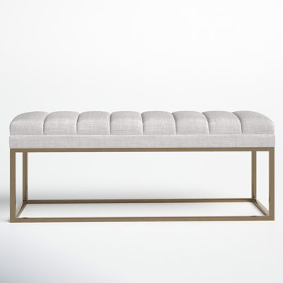 Lamotte Faux Leather Bench by Joss and Main