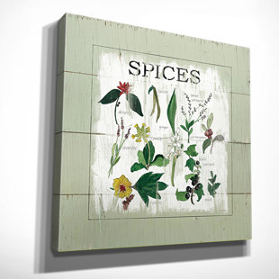 Shiplap Spices by Carol Robinson - Graphic Art on Canvas