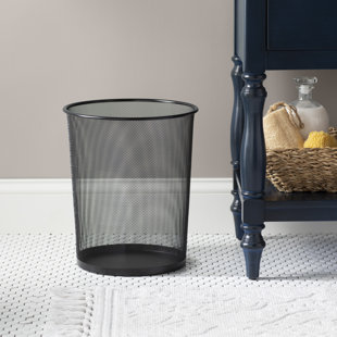 Wayfair Basics® Mesh Metal 4 Gallon Waste Basket