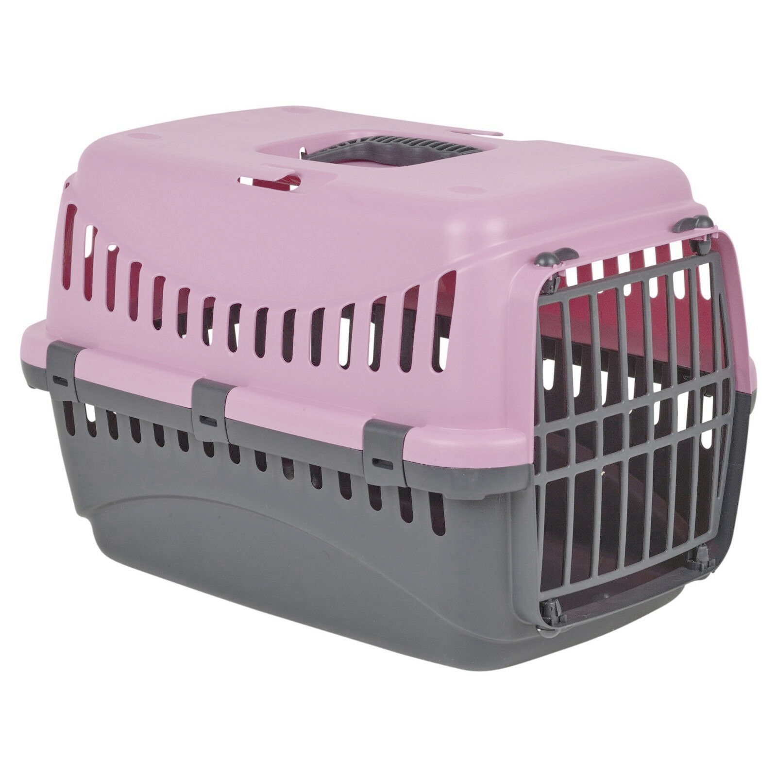 large plastic dog carrier