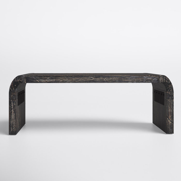 Joss and Main Cici Solid Wood Sled Coffee Table