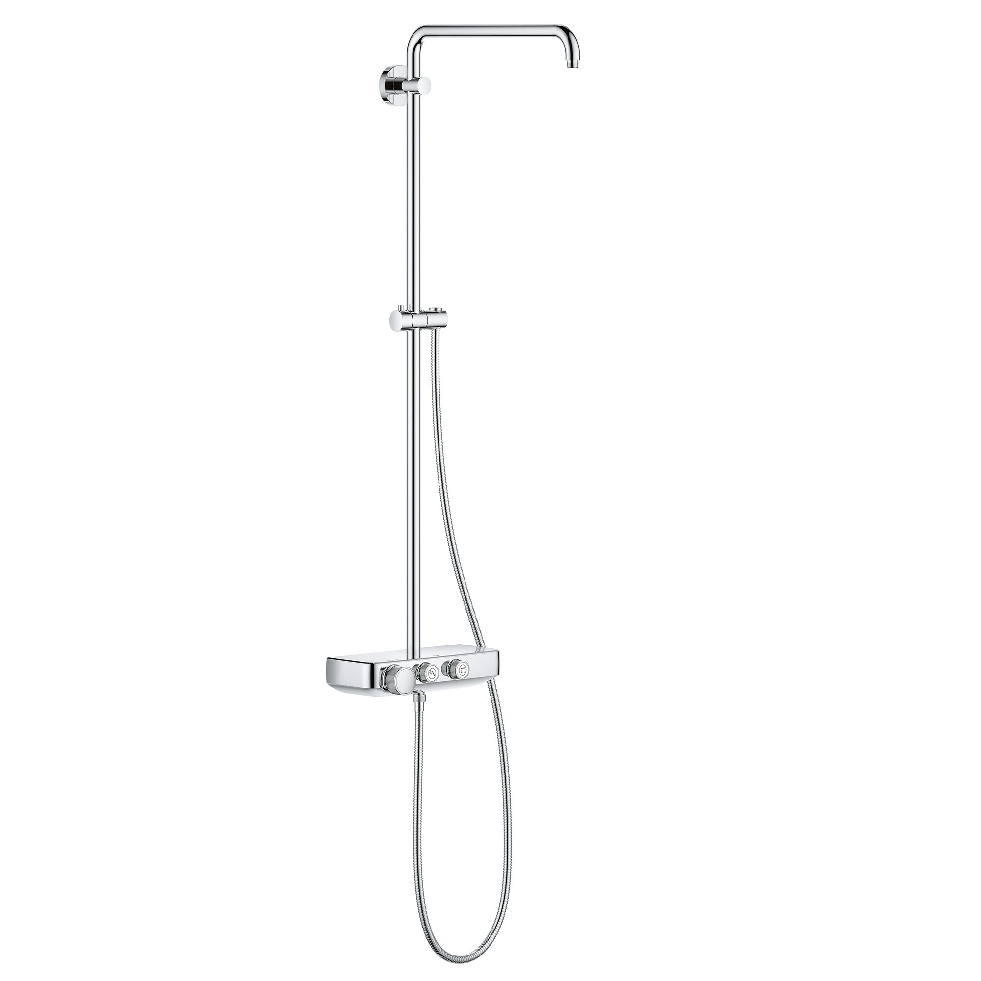 GROHE Euphoria® Thermostatic Complete Shower System with TurboStat Technology & Reviews |
