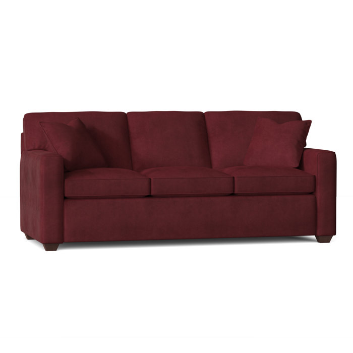Ebern Designs Lesley 87" Square Arm Sofa Bed with Reversible Cushions