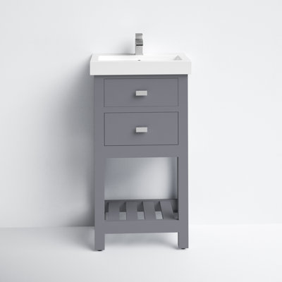 17.3" Single Bathroom Vanity Set by Joss and Main