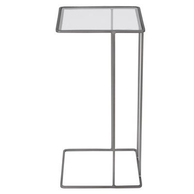 Pippa Glass Frame End Table by Joss and Main