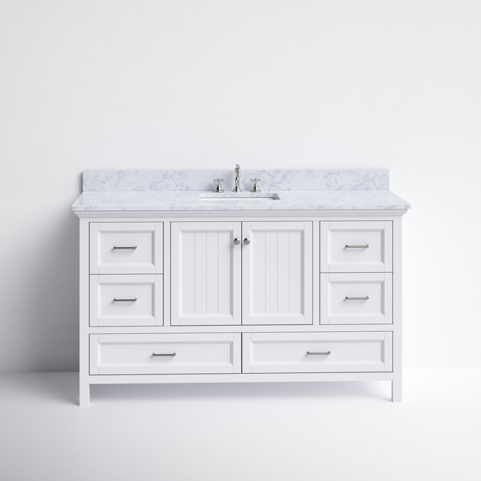 Joss and Main Kituku 60" Single Bathroom Vanity Set