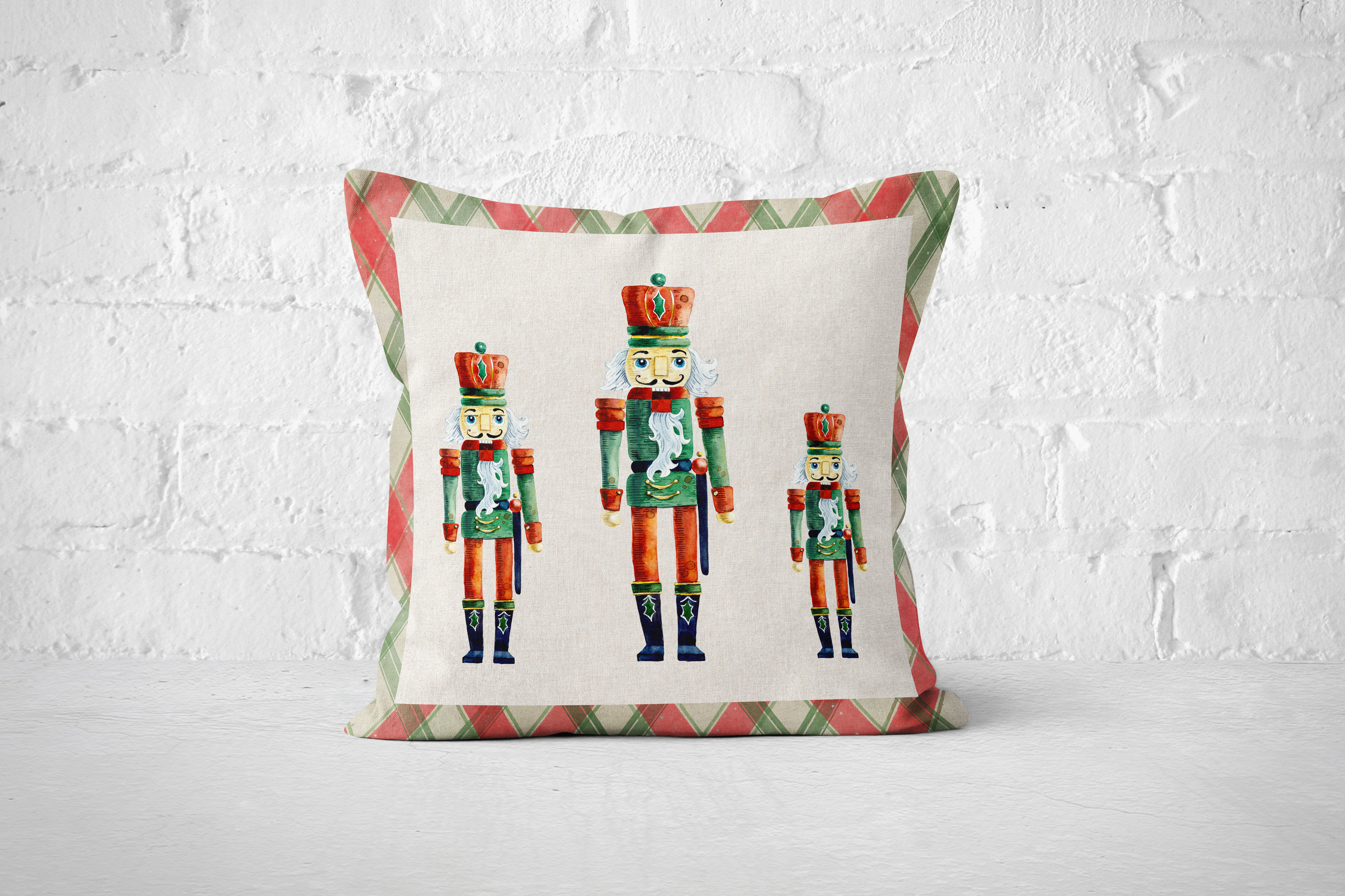 nutcracker throw pillows