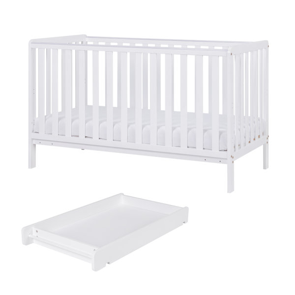 universal cot top changer white